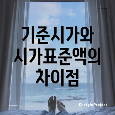 기준시가와 시가표준액의 차이점