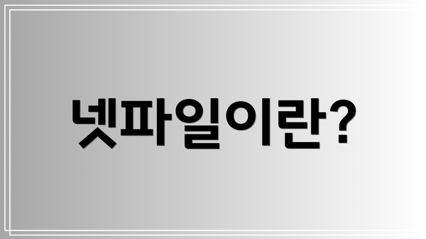 넷파일이란?