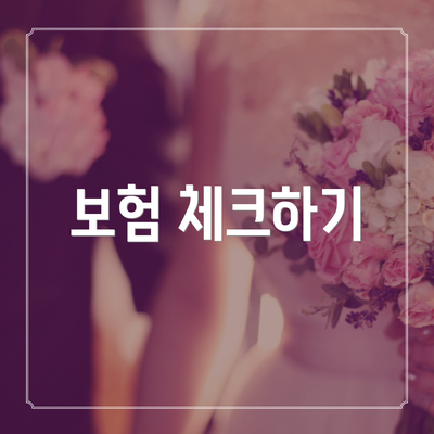 보험 체크하기