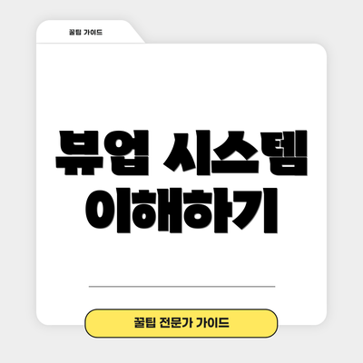 뷰업 시스템 이해하기