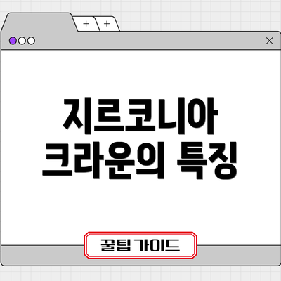 지르코니아 크라운의 특징