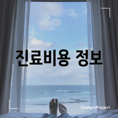 진료비용 정보
