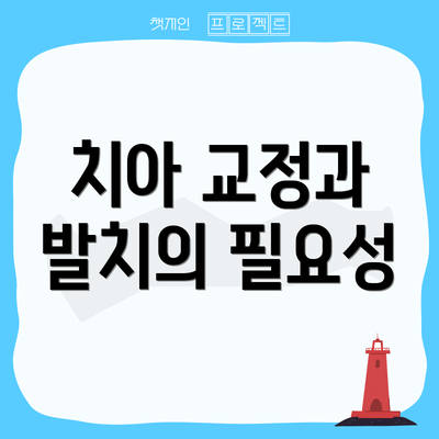 치아 교정과 발치의 필요성