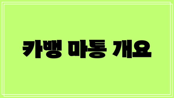 카뱅 마통 개요