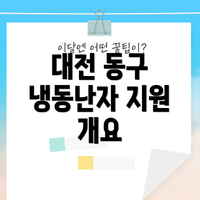 대전 동구 냉동난자 지원 개요