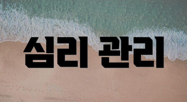 심리 관리
